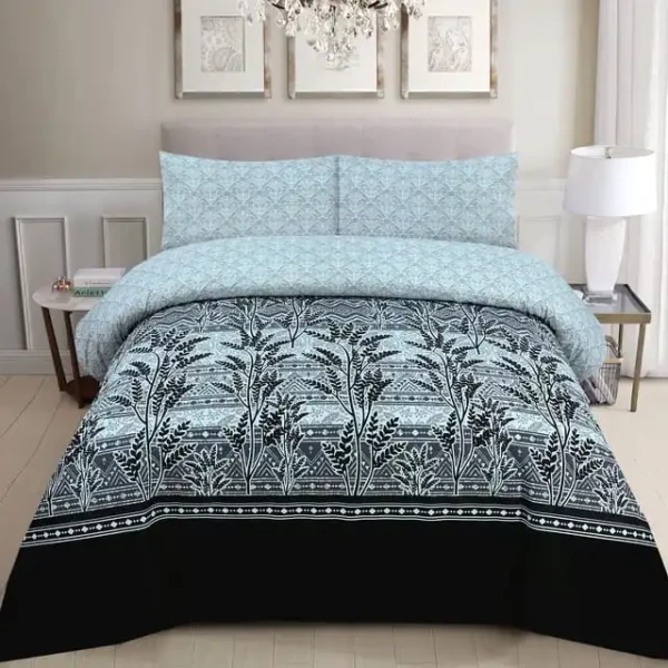 chen one king size bedsheet-floral safari