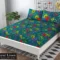 luxury fitted bedsheet green flower