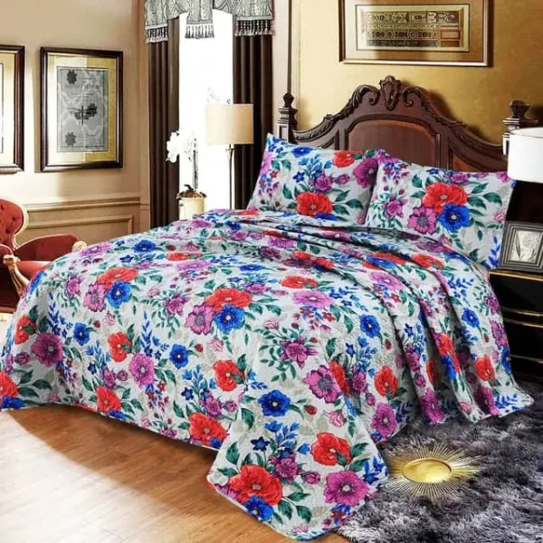 royal linen bedspread-floral affair