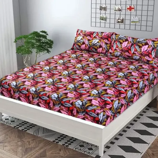 Print Microfiber Fitted Bedsheet Set