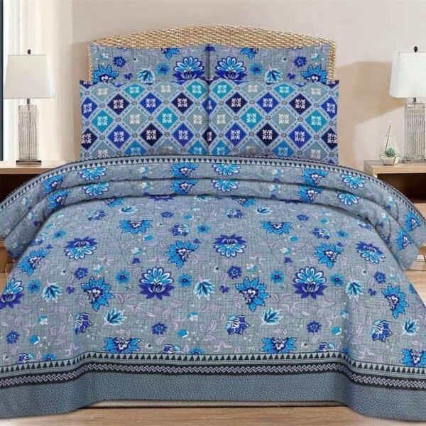 3 Piece King size Poly cotton Bedsheet