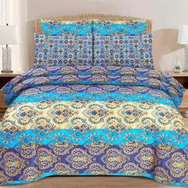 3 Piece King size Poly cotton Bedsheet