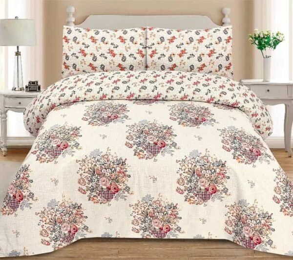 premium king size poly cotton bedsheets