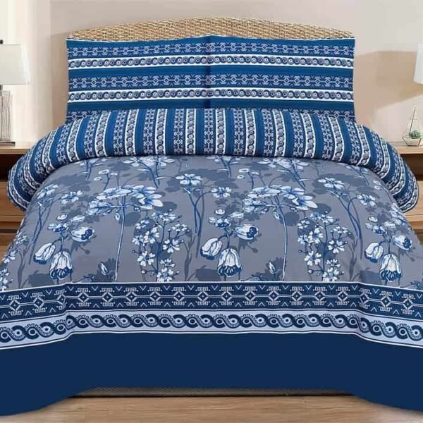 3 Piece King size Poly cotton Bedsheet