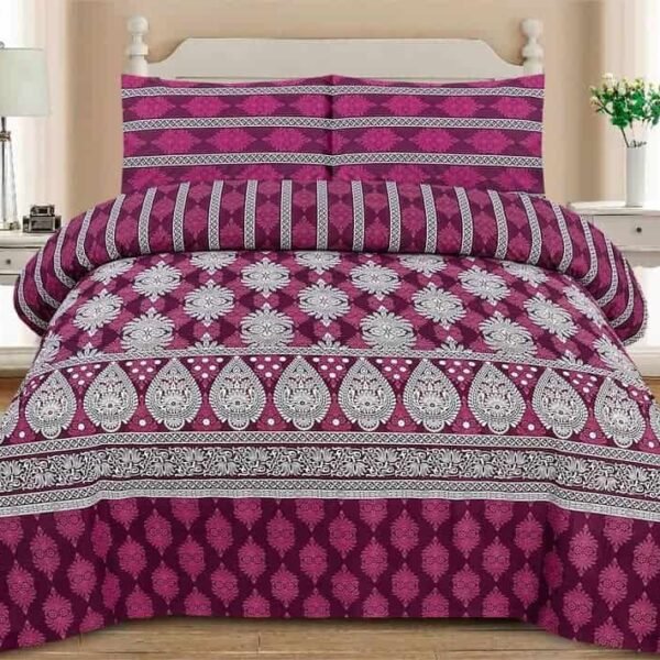 3 Piece King size Poly cotton Bedsheet