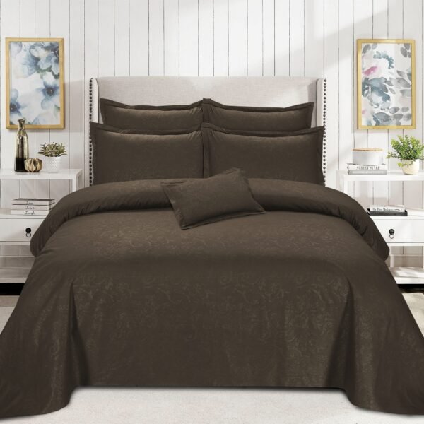 4Pc Pearl Executive BED Set-PBS2401-Dark Brown