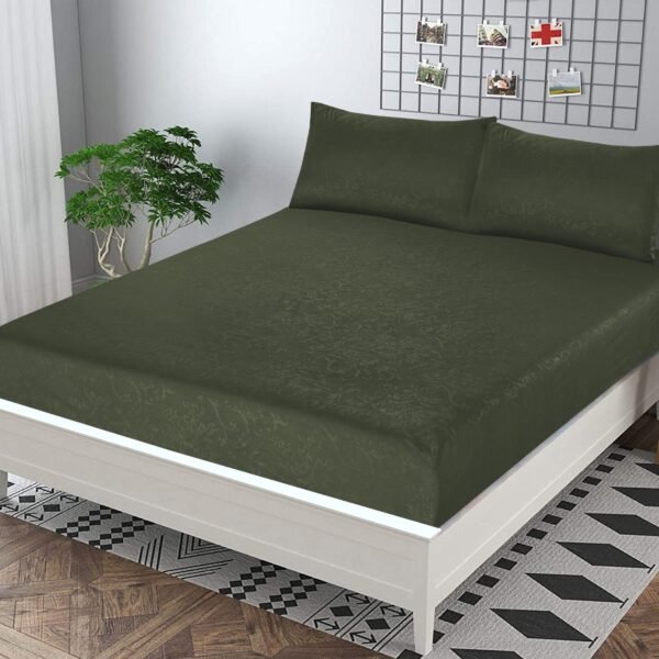 Pearl Fitted SHEETS-KING SIZE-PEF2401-Green