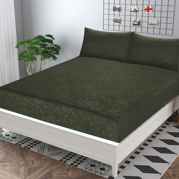 Pearl Fitted SHEETS-KING SIZE-PEF2402-Green