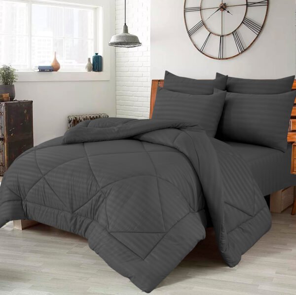 Dark Gray Self Silko Quilt